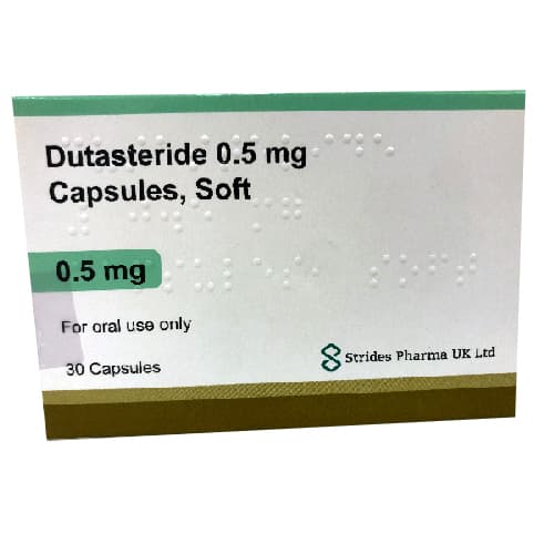 Dutasteride 0.5mg Soft Capsules Oral Hair Loss Treatment product image